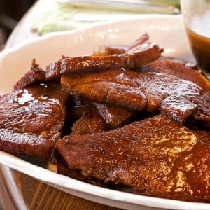 Breakfast Ham with Red-Eye Gravy