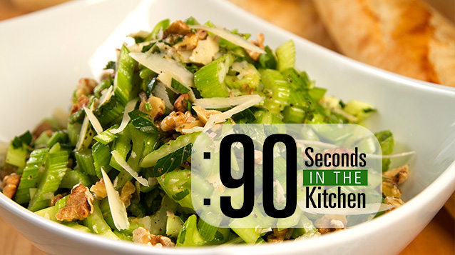 Celery is something that people either love or hate, so we’ve created a recipe to change the odds! You’ll love this crunchy, healthy, and crisp salad. Great for any time of the year!