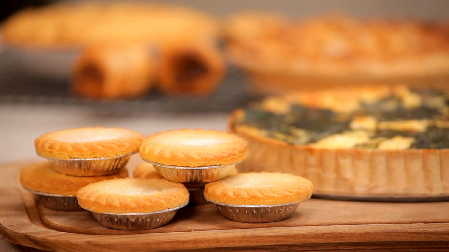 Making pastry may seem intimidating, but it’s really a breeze, especially if you have a food processor. When you make your own pastry you can control the amount of fat and flour you use. Remember that the pastry is just the canvas . . . it’s what goes inside that makes it interesting. Roll the pastry as thin as you can and always remember to refrigerate it beforehand.